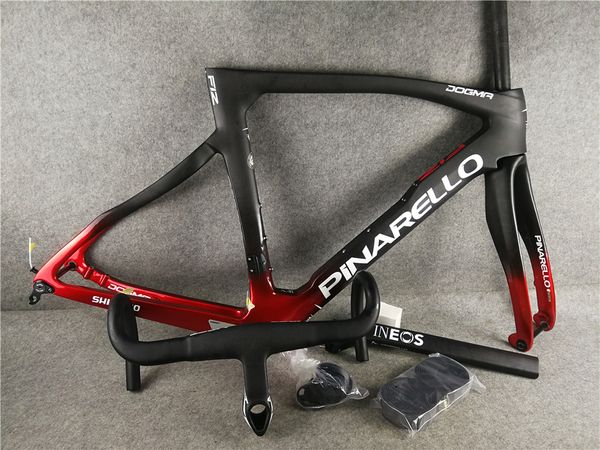 

T1000 f12 di k 444 matte black frame 1k carbon bike frame et handlebar road bike frame carbon bicycle 10 kind logo de ign frame et