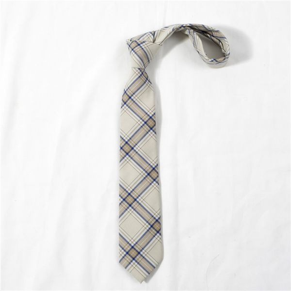 

japanese-style pleated skirt with jk uniforms plaid hand tie womens mens college wind korean-style-retro british style, Blue;purple