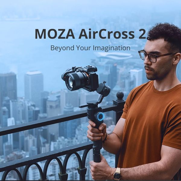 

moza aircross 2 Ѭђной каѬданнй 3-оевой абилизаоѬ дл sony canon nikon mirrorless dslr camera vs zhiyun crane