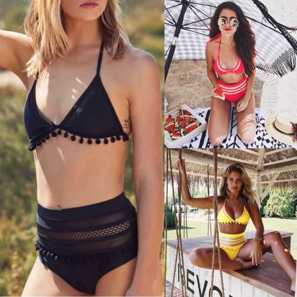 

womail brand drop shipping swimwear women women lace up bikini set push-up padded bra mesh swimsuit bathing suit swimwear 20