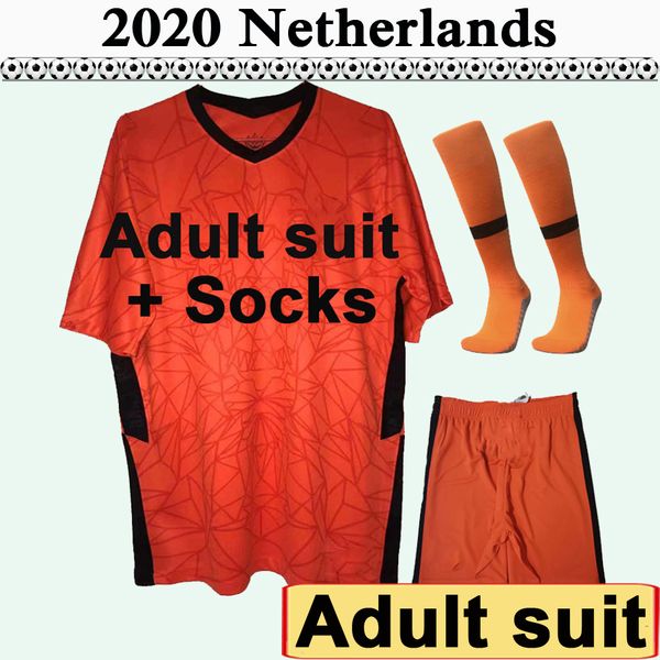 

2020 de jong virgil van dijk взрослый костюм футбольные майки нидерланды главная мужчины de ligt memphis promes футбольная рубашка strootman, Black;yellow