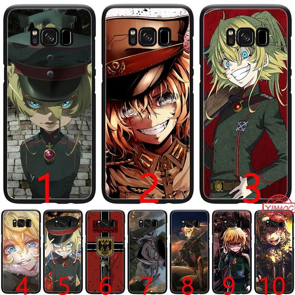 

Япония аниме youjo senki Мягкий силиконовый черный TPU чехол для телефона Samsung A3 A5 2016 2017 A