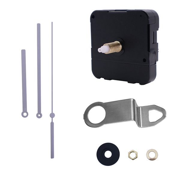 

hr1688 long pointers quartz wall clock movement mechanisms with hr9845 clock hands kit for diy clock, Slivery;brown