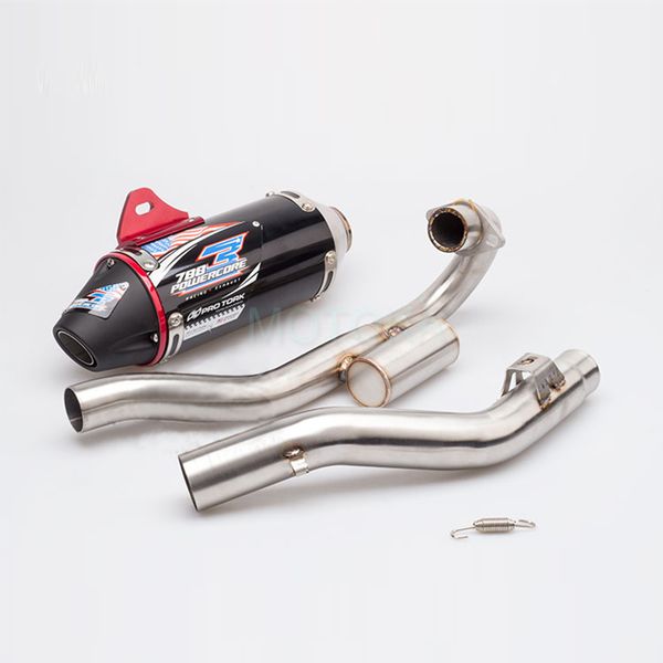 

crf230 cqr250 cnc motorcycle cross-country racing exhaust pipe full system motocross exhaust muffler motorbike off-road
