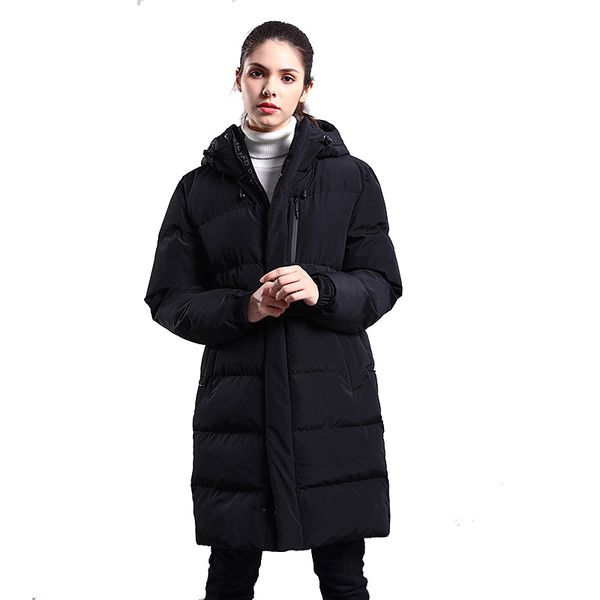 

2019 winter fashion warm long black navy parkas outdoor jacket coat for women men overcoat zipper thicken couple clothes parkas
