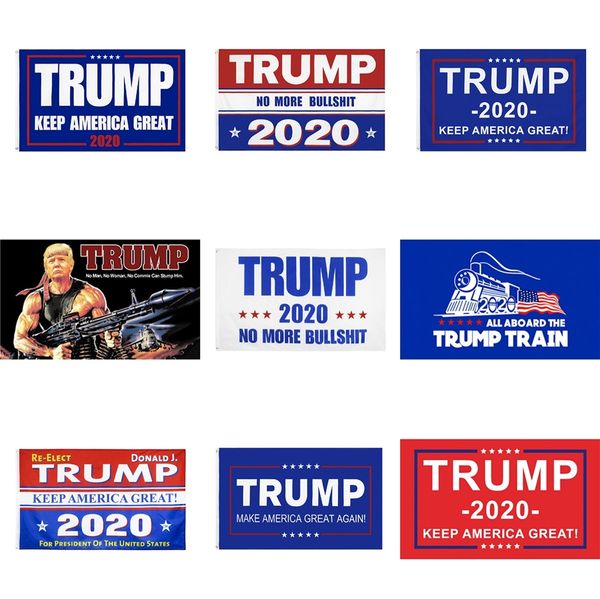 

trump 2020 flag 5 styles donald flags keep america great again polyester decor banner for president usa #380