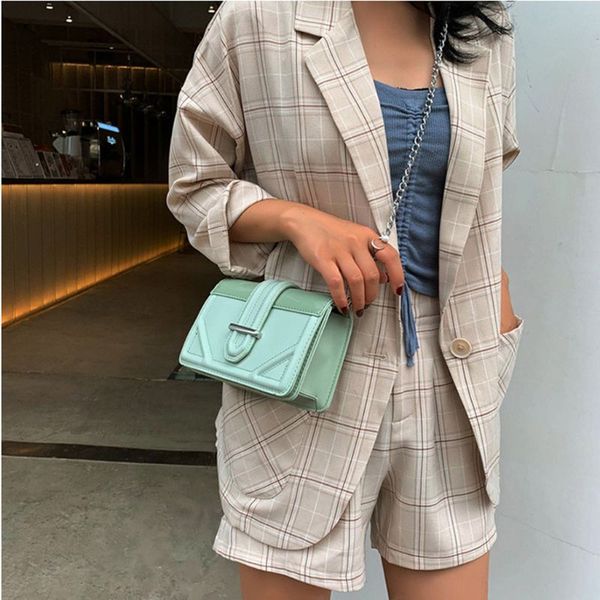 

women girls leather crossbody chain shoulder bag purse tote messenger satchel f42a