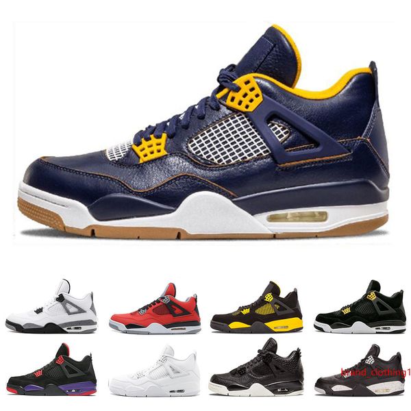 

дизайнер 4 4s отчислений мужчин баскетбол обувь кроссовки один день татуировки хищники классический мужчины alternate motorsport белый цемен