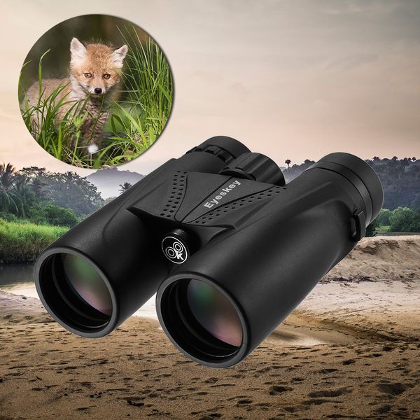 

eyeskey 10x42 bak4 prism binoculars waterproof fogproof binoculars telescope travel scope for adults outdoor hunting camping