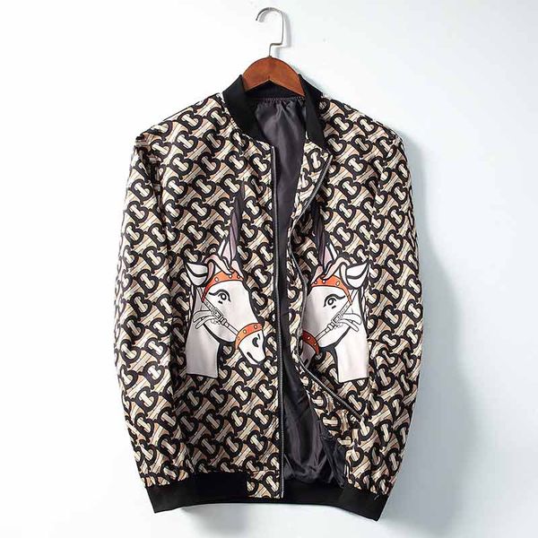 

designer jacket fashion tide mens jacket coat letters printed luxury mens hoodie casual pullover sport coat outdoor windbreak clothing q21, Black;brown