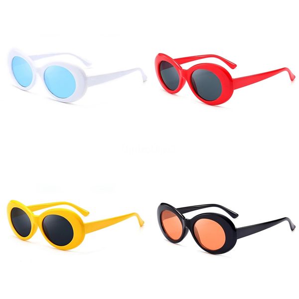 

2020 fashion luxury hiphop sunglasee men women brand designer sunglass for ladies oversized mirror lens male oculos rs244 #62435, White;black