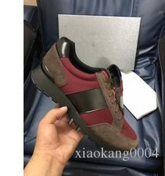 

new style italian designer fashion men's casual shoes cloudbust sports shoes leather and cloth shoes38-45 m1869020, Black