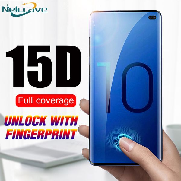 

15d curve screen protector for samsung galsxy 010 plus s9 s8 s7 s6 note 10 pro 9 8 screen protective film