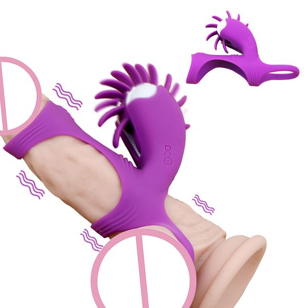 

vibrating loop double for ring licking 10 couples clitoris stimulator rotation speeds cock toy csaqk