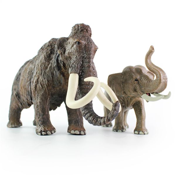 

new solid simulation animal model mammoth african elephant model toy ornament