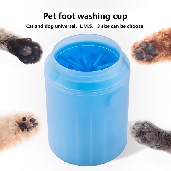 

new pet foot wash cup dog wash foot artifact silicone dog cup cat universal pet products