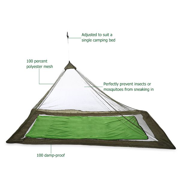 

ultralight large camping tent mosquito net for outdoor activities breathable mesh compact tent camping bed 1 person summer