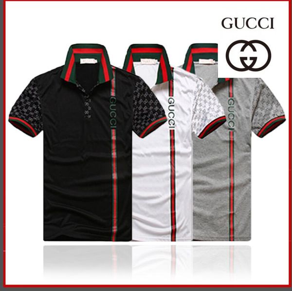 

New men 039 g i hort leeve polo hirt 8958 t hirt embroidery polo hirt for men luxury polo men cotton hort leeve hirt