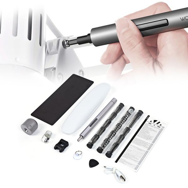 

mini electric screwdriver rechargeable cordless power screw driver kit with led light 56 different specifications screw bit z30
