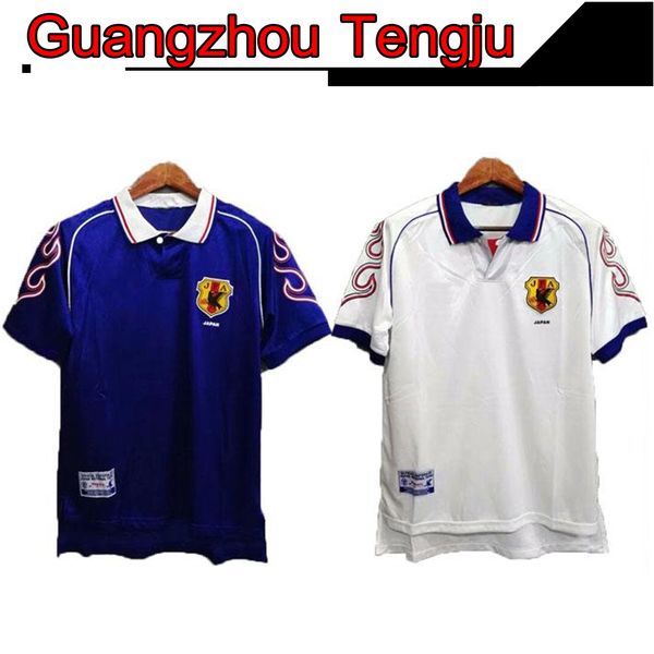 

98/99 retro version japan soccer jersey home #8 nakata #11 kazu #10 nanami #9 nakayama soccer shirt 1998 world cup football uniforms, Black;yellow