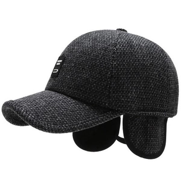 

2020 new old man hat men's autumn and winter dad warm cap winter cold middle-aged old man grandpa earmuffs baseball cap wholesal rrfqk, White
