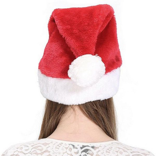 

santa hat christmas red caps for family party gift keep warm