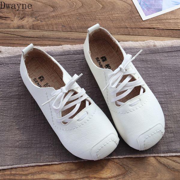 

2019 autumn new national style casual single shoes mori literary retro shallow mouth flat shoes comfort soft bottom womens, Black