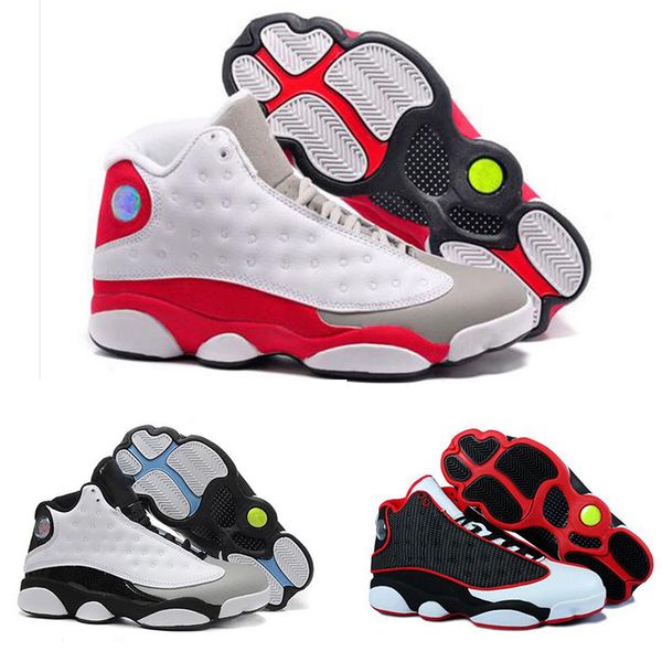 

designer 13 retro basketball shoes mens he got game sports history of flight 13s sneakers shoes chicago fashion luxury athletic shoes us7, Black
