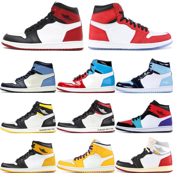 

spiderman 1s basketball shoes 1 obsidian fearless black toe nrg shadow court purple unc union sport sneakers size 7-12