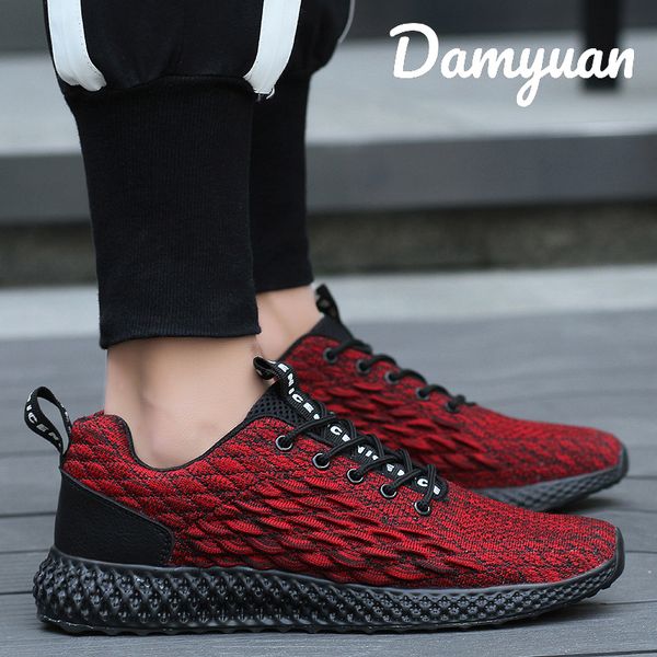 

damyuan 2019 summer autumn new sneakers men casual shoes brand men breathable shoes male mesh flats plus big size 47