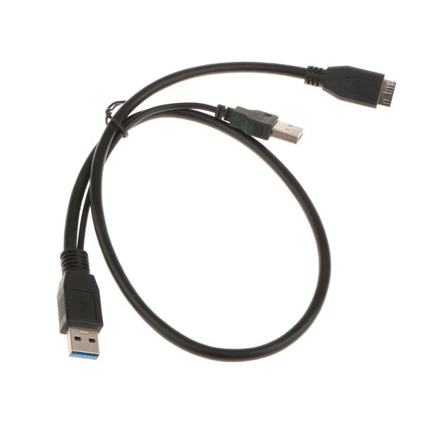 

dual usb 3.0 type a для micro-b usb y кабель для внешних жестких дисков