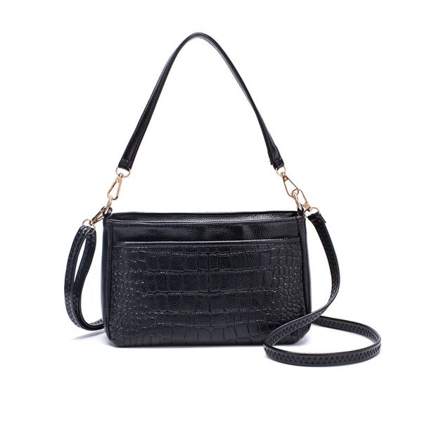 

мешок новая корейская версия женщин из европы и американской мода простой сплошного цвета дамы сумочка одного плеча сумки диагональной