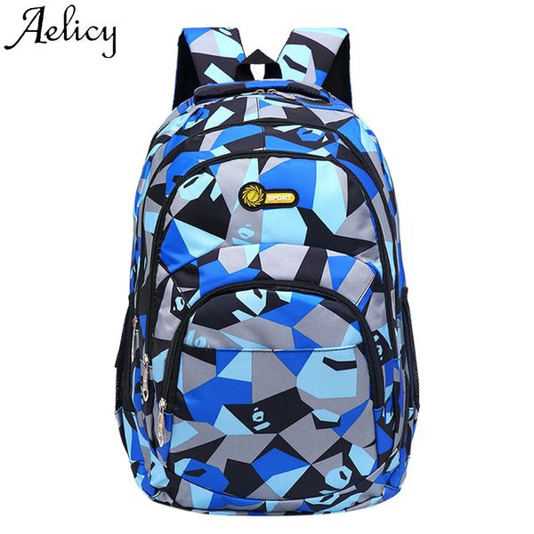 

aelicy fashion backpack teenage girls boys school backpack camouflage printing students bags versatile portable