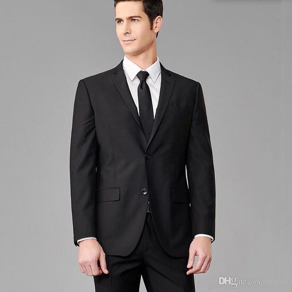 

формальные костюмы black men для бизнеса smart случайная groom tuxedos slim fit мужские блейзеры свадебные костюмы для мужчин красивый 2 шт, Black;gray