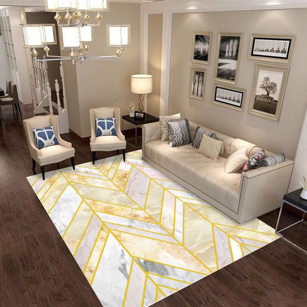 

nordic style rectangular geometric marble pattern 3d carpet living room rug sofa coffee table mat bedroom yoga pad xmas decor