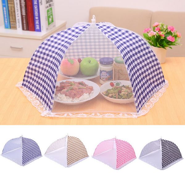 

hoomall kitchen folded mesh cover umbrella hygiene grid style anti mosquito dish cover bbq picnic kitchenware