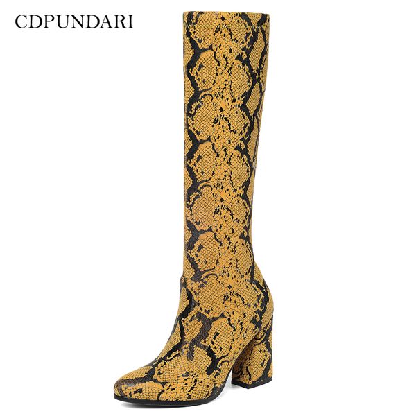 

cdpundari high heels over the knee boots women thigh high boots ladies winter shoes woman, Black