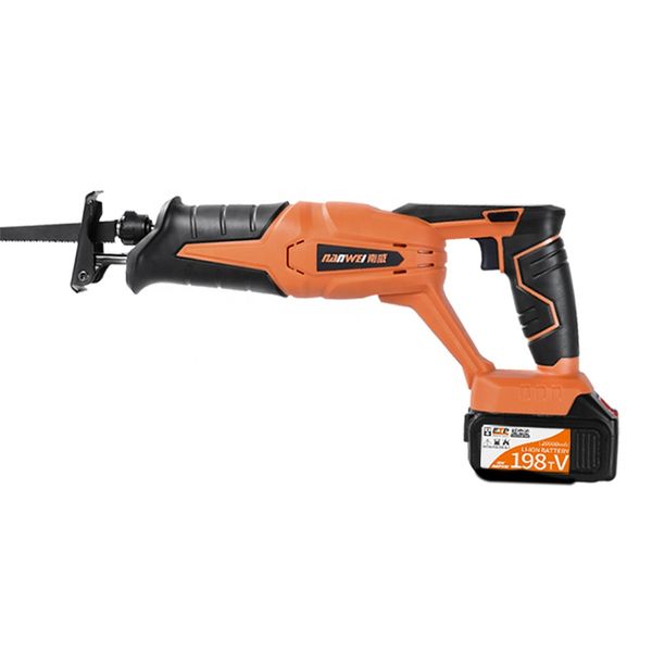 

21v cordless reciprocating sawelectric saw with battery and 4 pieces blades