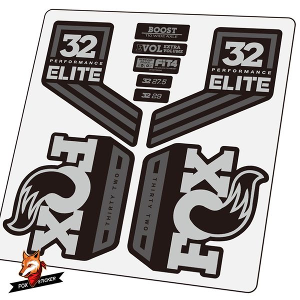 

mountain bicycle fork sticker mtb for decal for fox 32 sc elite xc