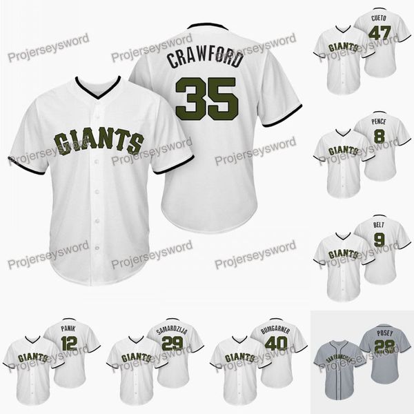 

San Francisco Brandon Crawford Memorial Day Jersey Hunter Pence Brandon Belt Joe Panik Jeff Samardzija Madison Bumgarner Johnny Cueto Jersey