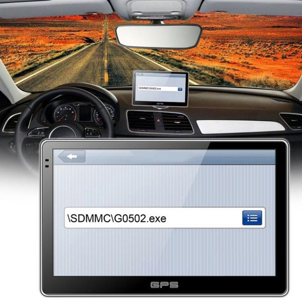 

automobiles 5-inch high definition bluetooth gps navigator portable resistive touch screen gps navigator for car truck hot