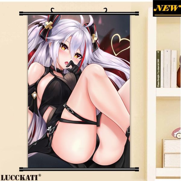 

40x60cm azur lane bilan hangxian ass loli cameltoe bikini swimsuit wet bra cartoon anime wall scroll poster canvas painting