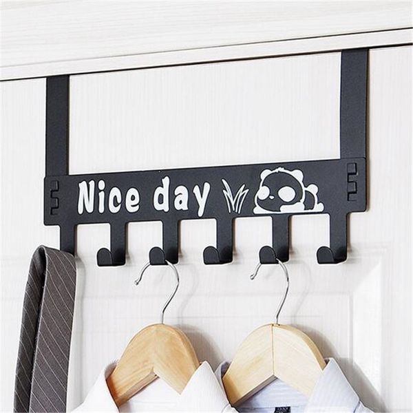 

door back wall hanger classic seamless home bag door hook clip clothes bag storage rack household hook