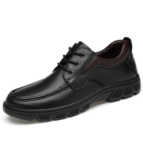 

size 36-49 size handmade shoes men flats shoes fashion man genuine leather sapato masculino casual sneaker *2070, Black