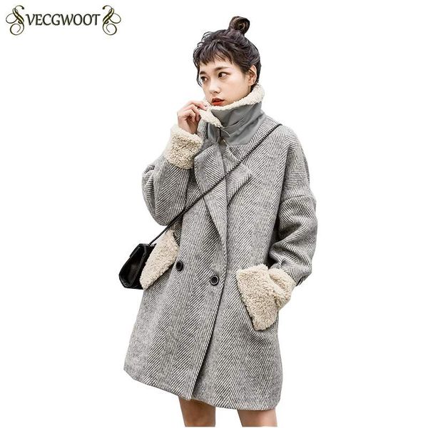 2019 Lamb Hair Women Woolen Jacket 2018 Fashion Autumn Winter New
