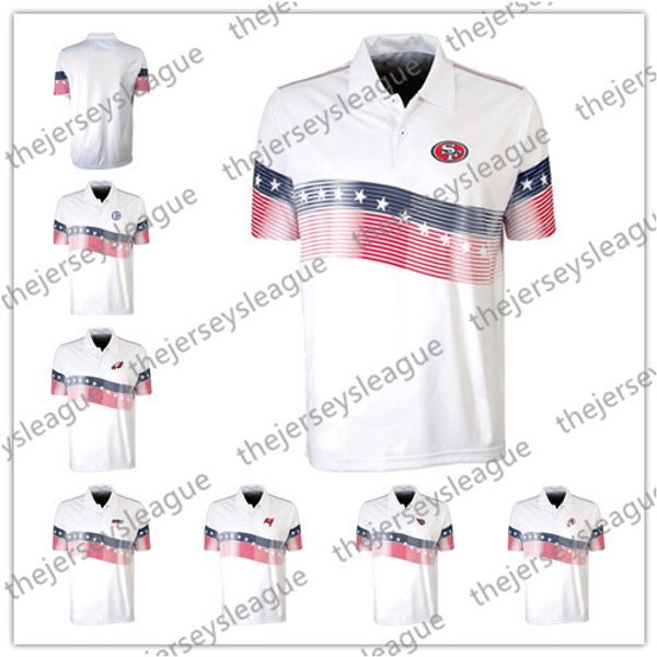 

2019 Fashion Philadelphia San Steelers Francisco Seattle Buccaneers Seahawks Eagles Titans Washington 49ers Redskins White Polo T-Shirt