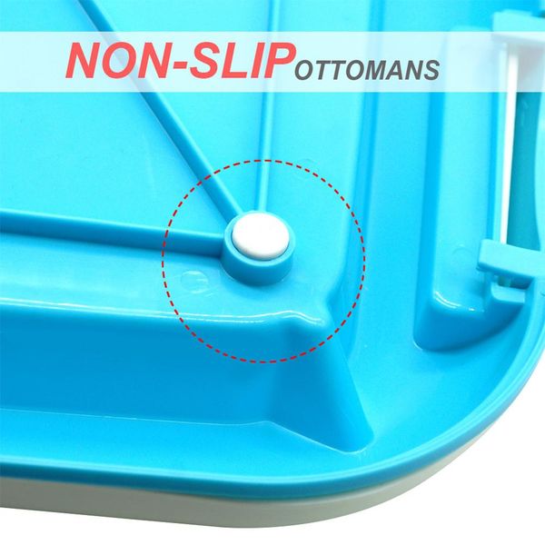 

adeeing portable pet dog cat toilet tray with column urinal bowl pee training toilet