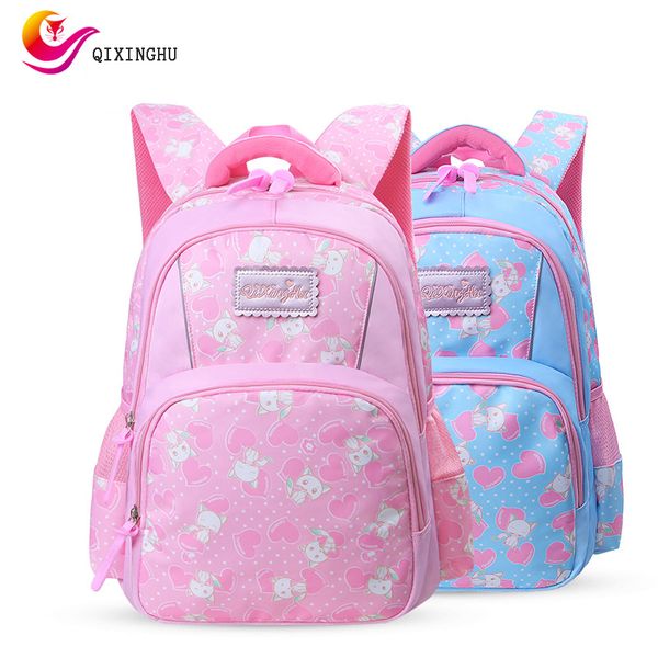 

qixinghu brand school bag small fresh printed schoolbag girl bookbag primary school backpack kid bookbag middle student bag