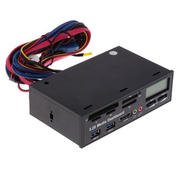 

5.25'' optical drive computer multifunctional dashboard media usb front panel
