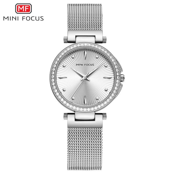 

mini focus fashion quartz watch women watches ladies girls wrist watch female clock montre femme relogio mf0194l.03, Slivery;brown